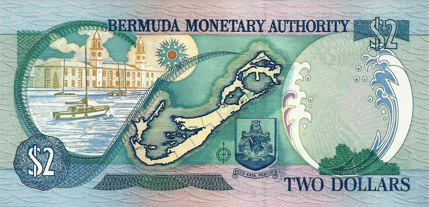 Bermudas - 2 Dolares 2000 (# 50a)