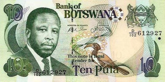 Botswana - 10 Pula 2007 (# 26)