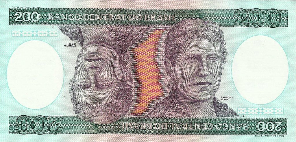 Brasil - 200 Cruzeiros 1981 (# 199a)