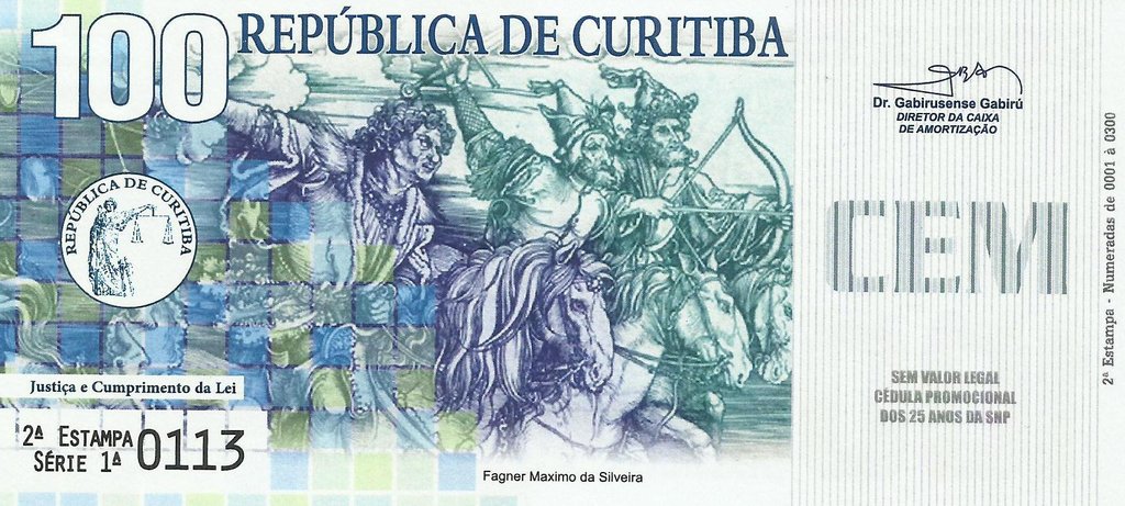 Brasil - 1-5-10-50 e 100 Araucaria (ND) (Republica Curitiba)