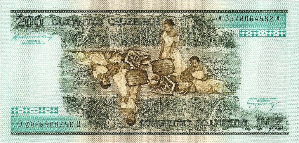 Brasil - 200 Cruzados 1984 (# 199b)