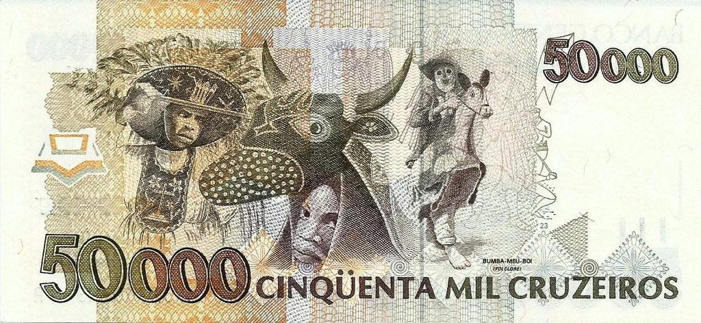 Brasil - 50000 Cruzeiros 1992 (# 234)