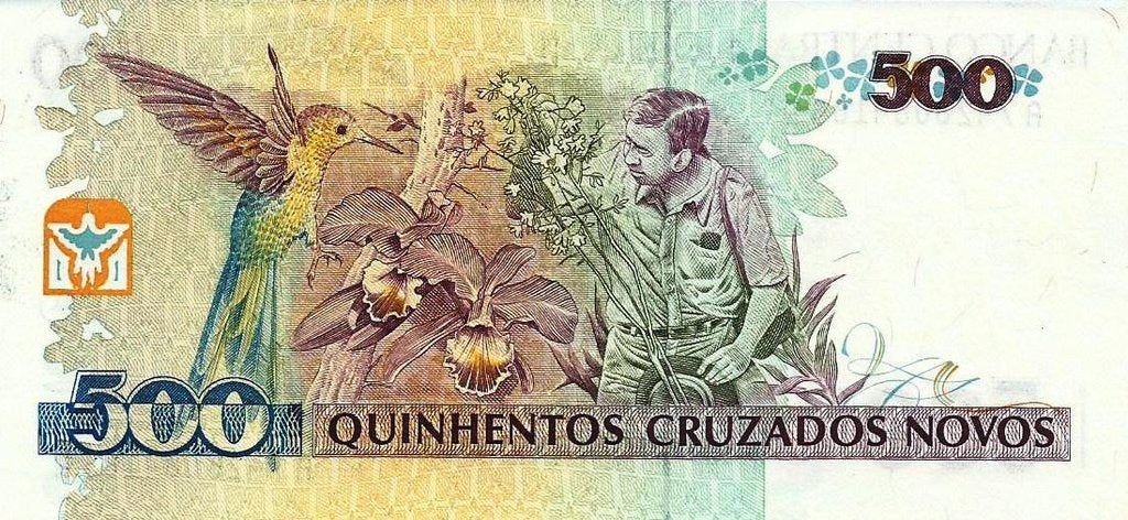 Brasil - 500 Cruzeiros 1990 (# 226a)