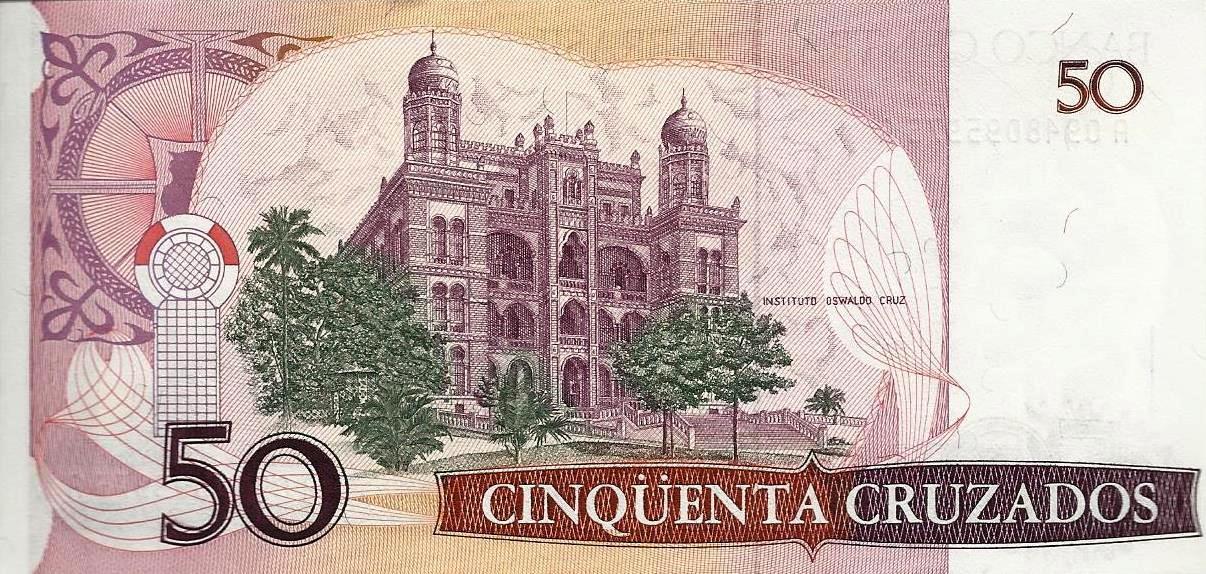 Brasil - 50 Cruzados 1986 (# 210a)