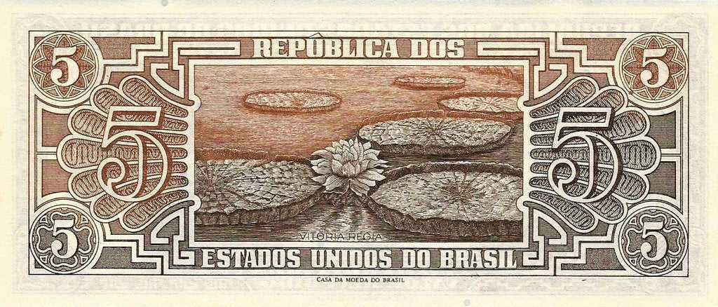 Brasil - 5 Cruzeiros 1961 (# 166a)