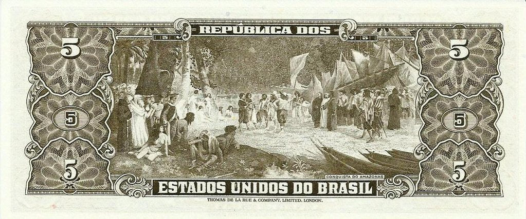 Brasil - 5 Cruzeiros 1964 (# 176d-b)