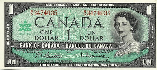 Canada - 1 Dolar 1967 (# 74b)