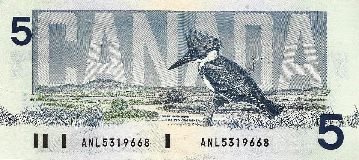 Canada - 5 Dolares 1986 (# 95d)