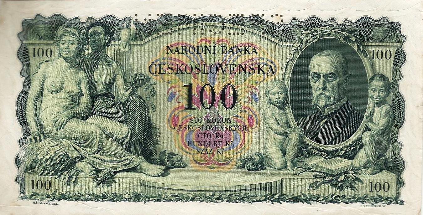 Checoslovaquia - 100 Korun 1931 (# 23aS)
