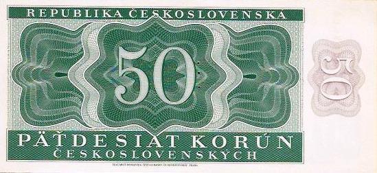 Checoslovaquia - 50 Korun 1950 (# 71bs)