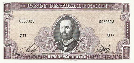 Chile - 1 Escudo 1964 (# 136)