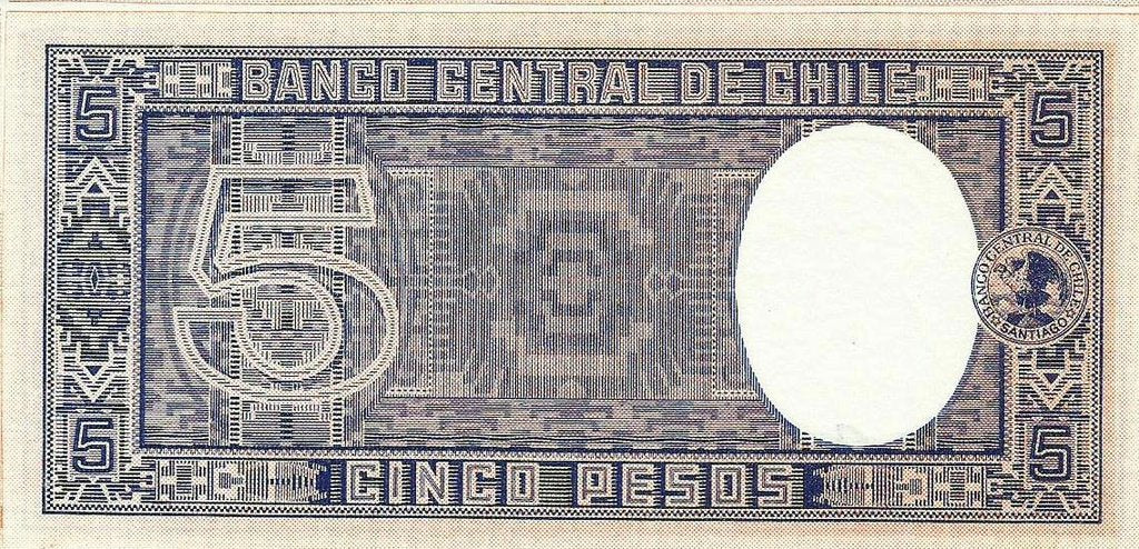 Chile - 5 Pesos 1958 (# 119)