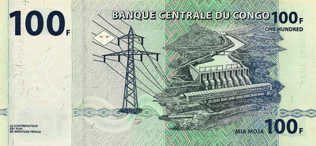 Congo - 100 Francos 2007 (# 98)