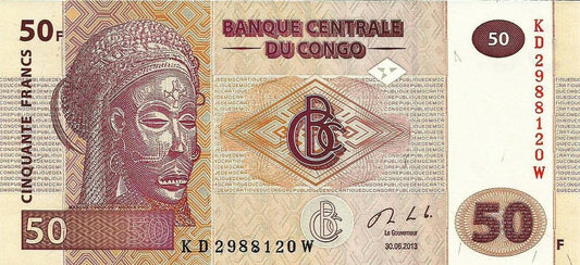 Congo - 50 Francos 2013 (# 97a)