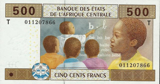 Congo - 500 Francos 2002 (# 106T)