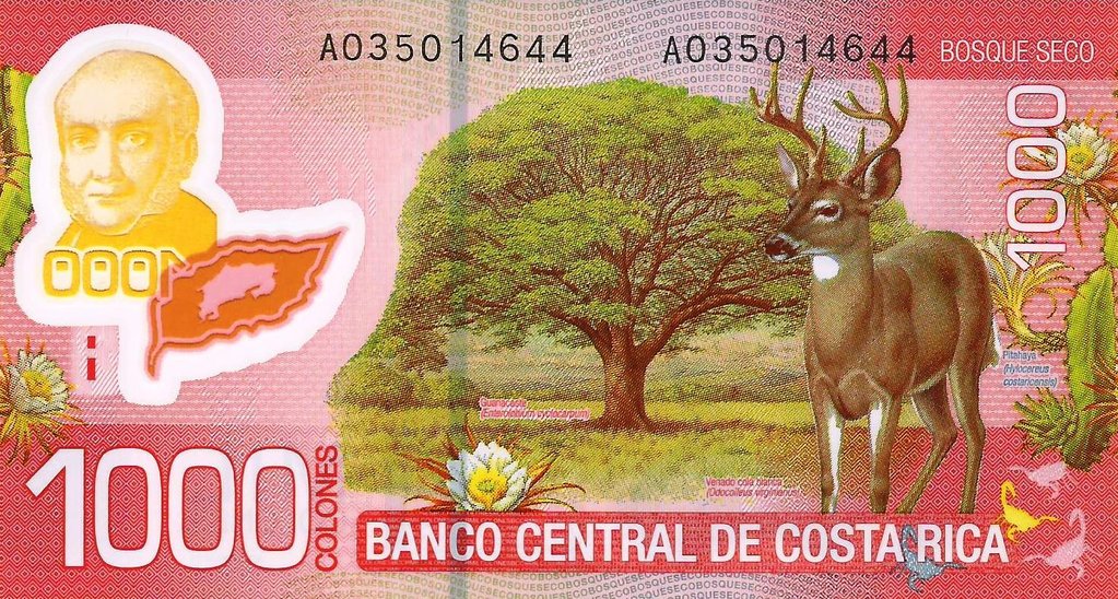 Costa Rica - 1000 Colones 2009 (# 274a)