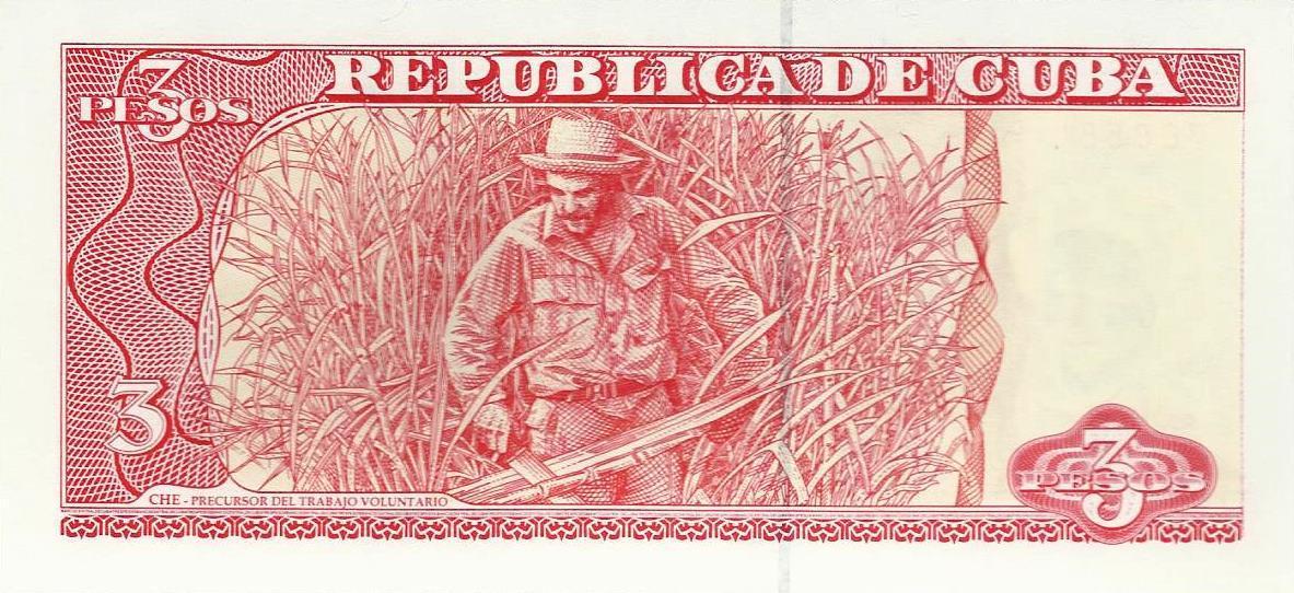 Cuba - 3 Pesos 2004 (# 127a)