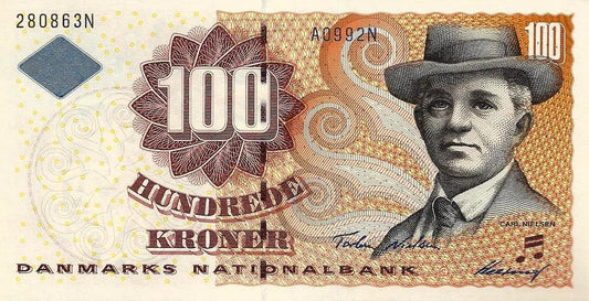 Dinamarca - 100 Kroner 1999 (# 56a)