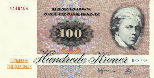 Dinamarca - 100 Kroner 1987 (# 51e)