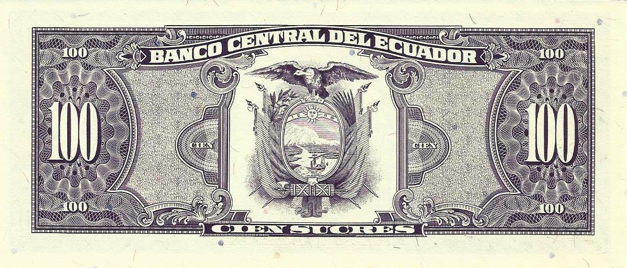 Equador - 100 Sucres 1992 (# 123ab)