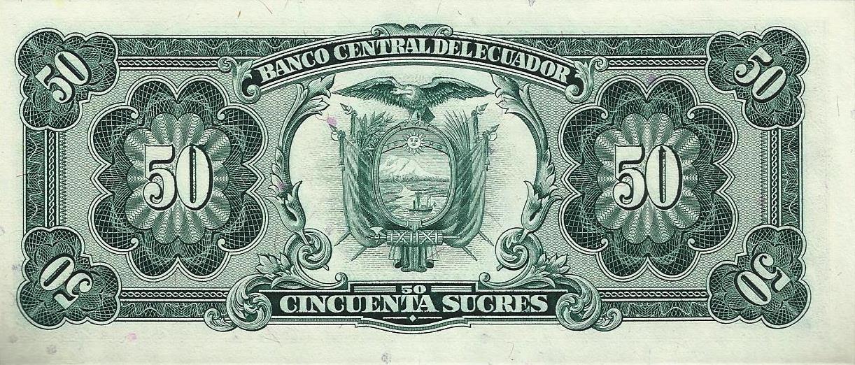 Equador - 50 Sucres 1984 (# 122a)