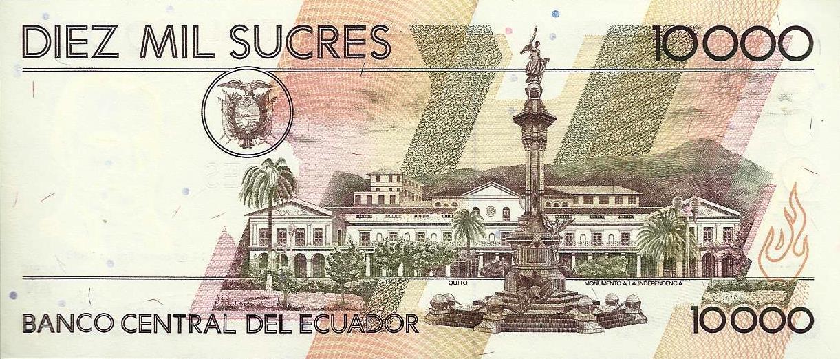 Equador - 10000 Sucres 1998 (# 127e)
