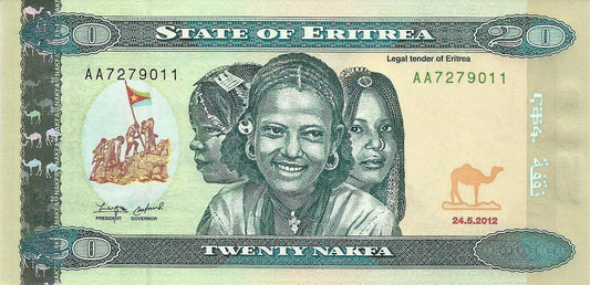 Eritreia - 20 Nakfa 2012 (# 12)