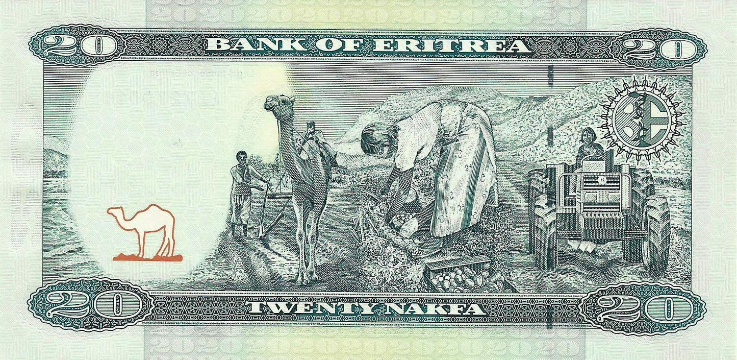 Eritreia - 20 Nakfa 2012 (# 12)