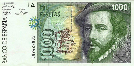 Espanha - 1000 Pesetas 1992 (# 163)