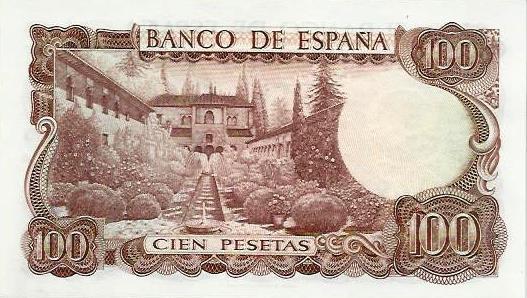 Espanha - 100 Pesetas 1970 (# 152a)