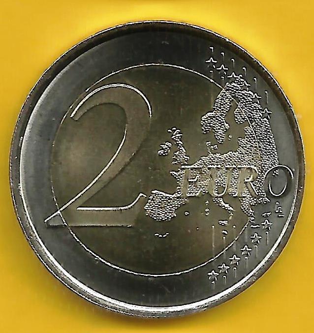 Espanha - 2 Euro 2015 (Km# 1338) 30 Anos Bandeira