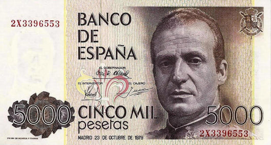 Espanha - 5000 Pesetas 1979 (# 160)