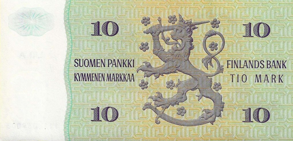 Finlandia - 10 Markka 1980 (# 112a)