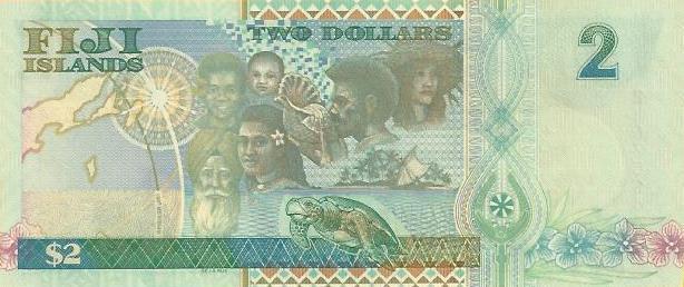 Fiji - 2 Dolares 2000 (#102a)