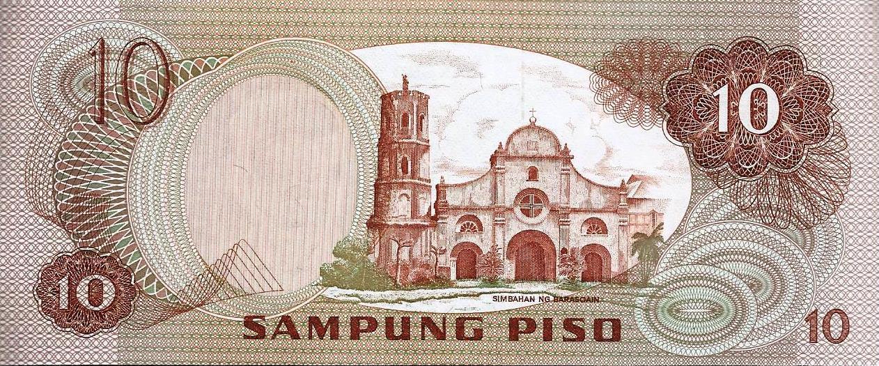 Filipinas - 10 Piso 1981 (# 167a)