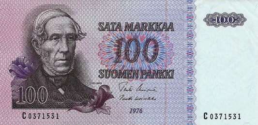 Finlandia - 100 Markka 1976 (# 109a)