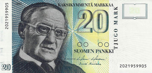 Finlandia - 20 Markkaa 1993 (# 122)