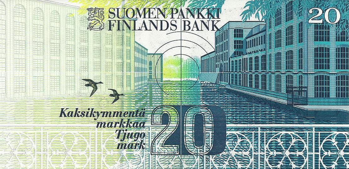 Finlandia - 20 Markkaa 1993 (# 122)