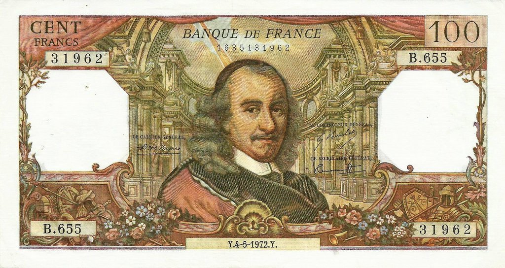 França - 100 Francos 1972 (# 149d)