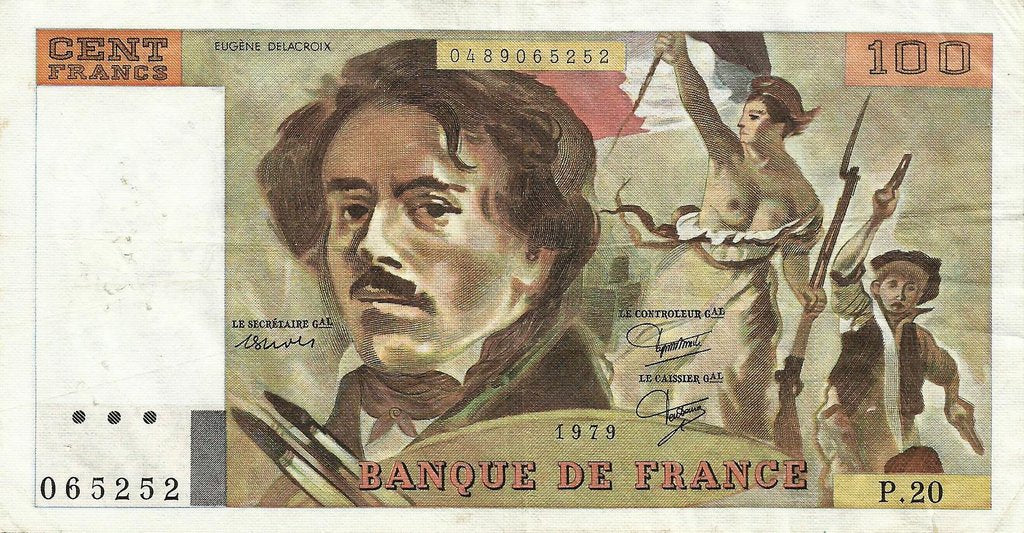 França - 100 Francos 1979 (# 154a)
