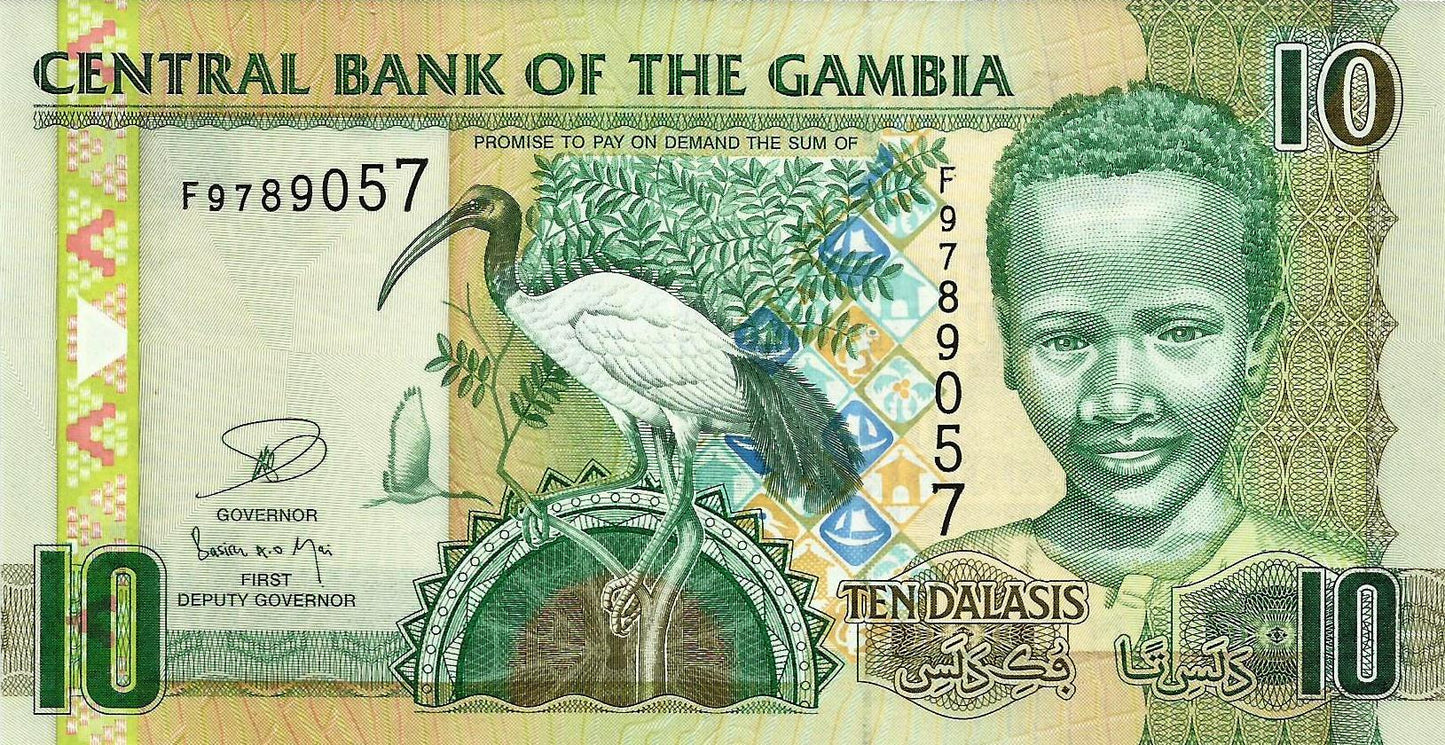 Gambia - 10 Dalasis 2013 (# 26c)