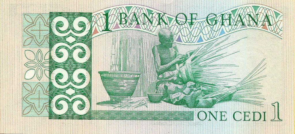 Gana - 1 Cedi 1982 (# 17b)