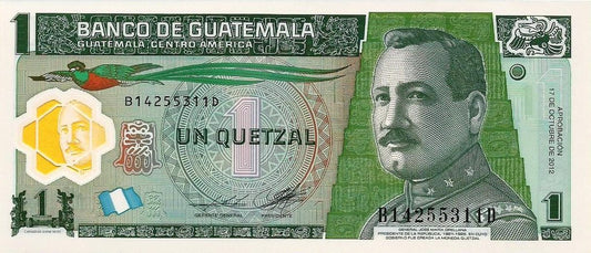 Guatemala - 1 Quetzal 2012 (# 121b)
