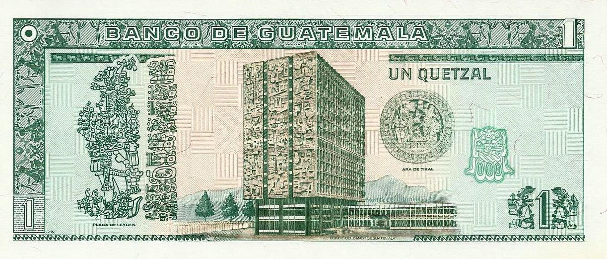 Guatemala - 1 Quetzal 1995 (# 87c)
