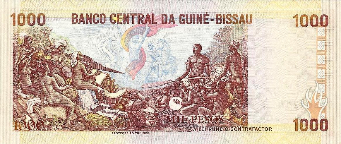 Guiné Bissau - 1000 Pesos 1990 (# 13b)