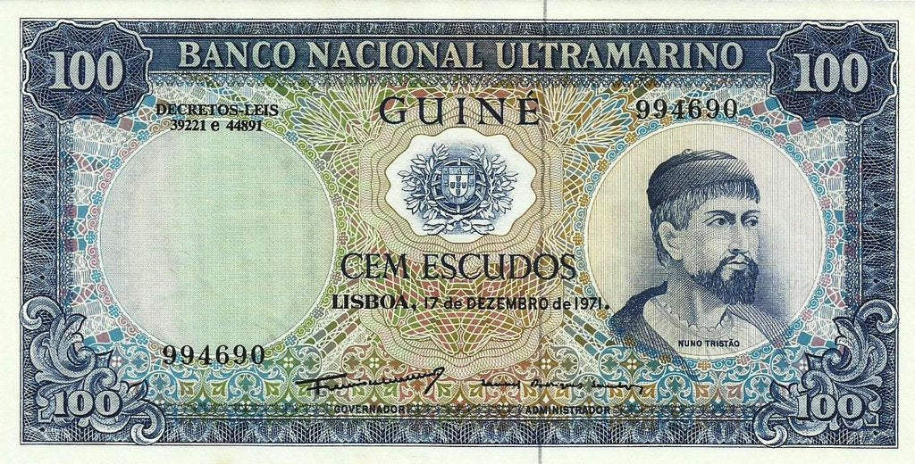 Guine Portuguesa - 100$00 1971 (# 45)