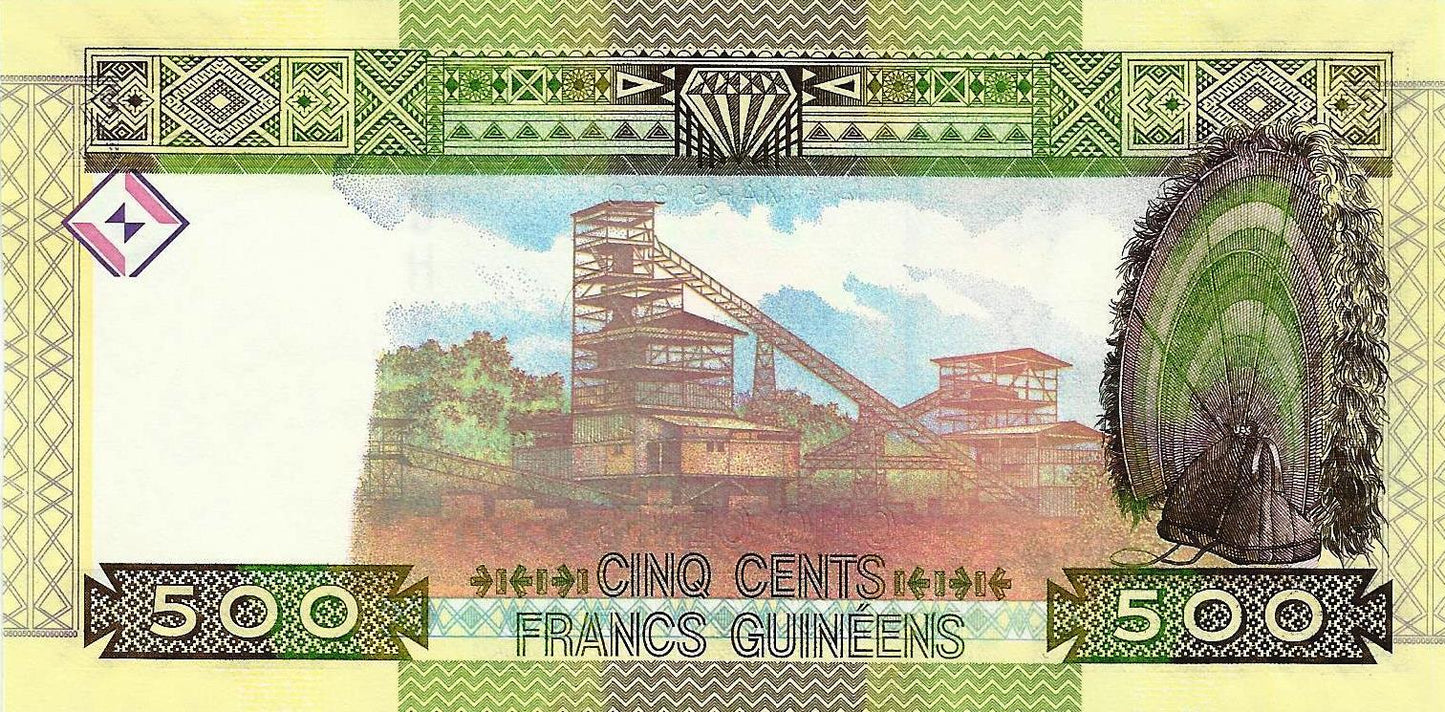 Guine B. Central - 500 Francos 2015 (# 47)