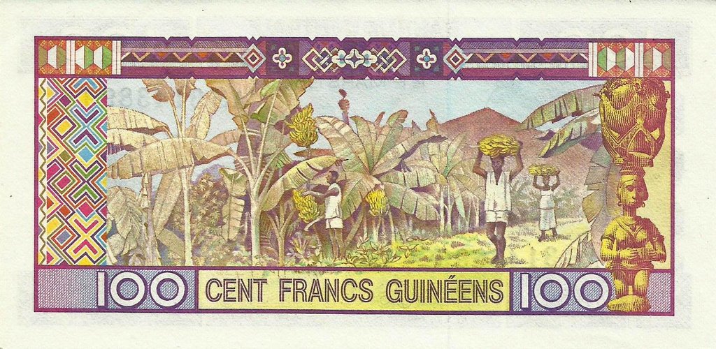 Guiné B. Central - 100 Francos 1985 (# 30)