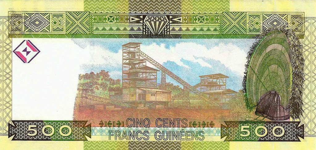 Guiné B. Central - 500 Francos 2006 (# 39)