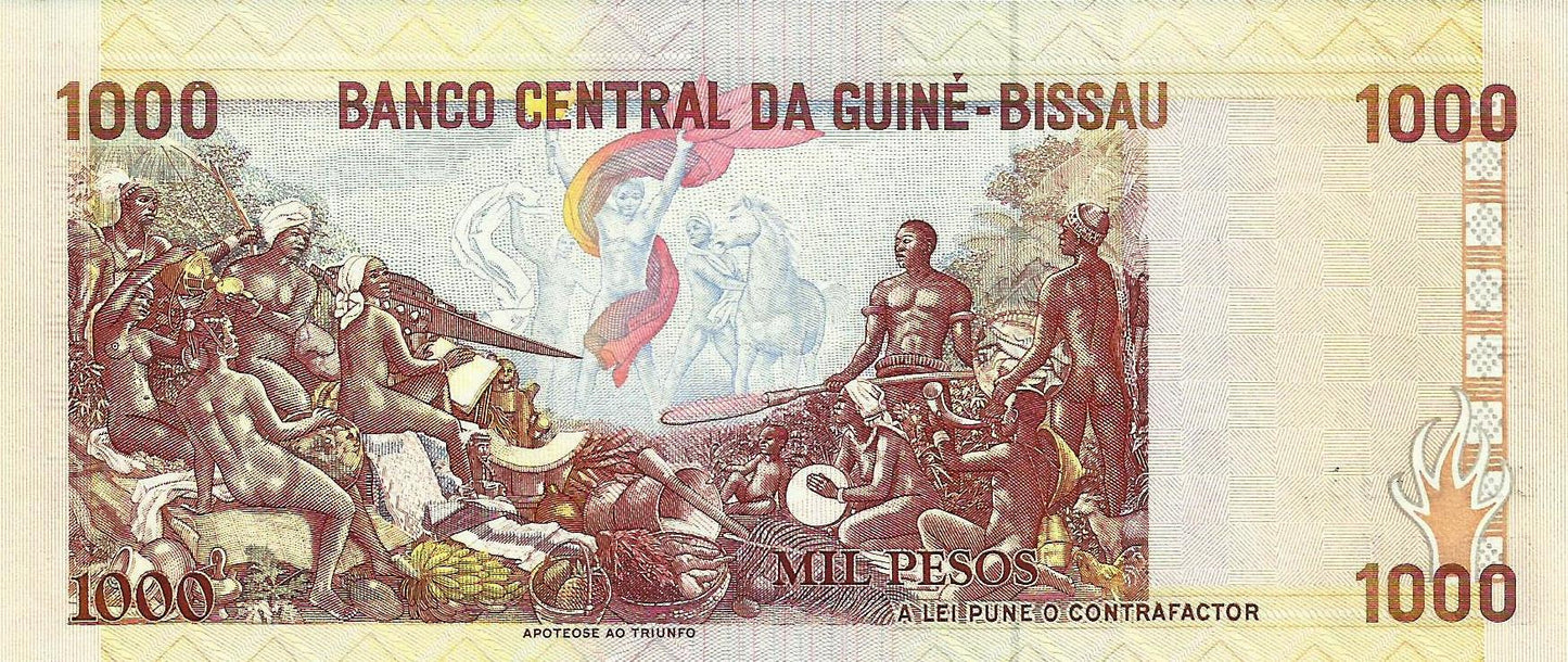 Guiné Bissau - 1000 Pesos 1993 (# 13b)